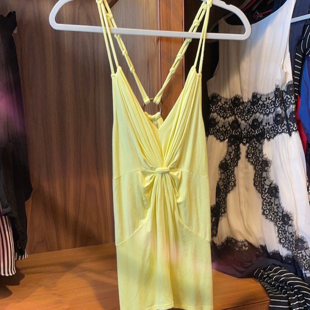 Bright yellow sexy EllaMoss tank(m)